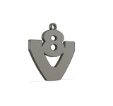 Scania V8 RVS Sleutelhanger